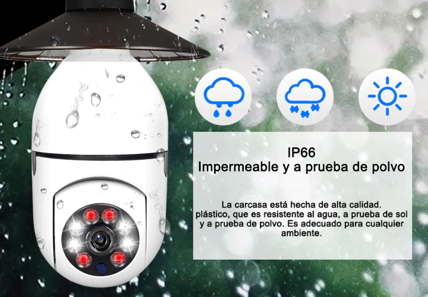 Cámara De Seguridad Ampolleta 360